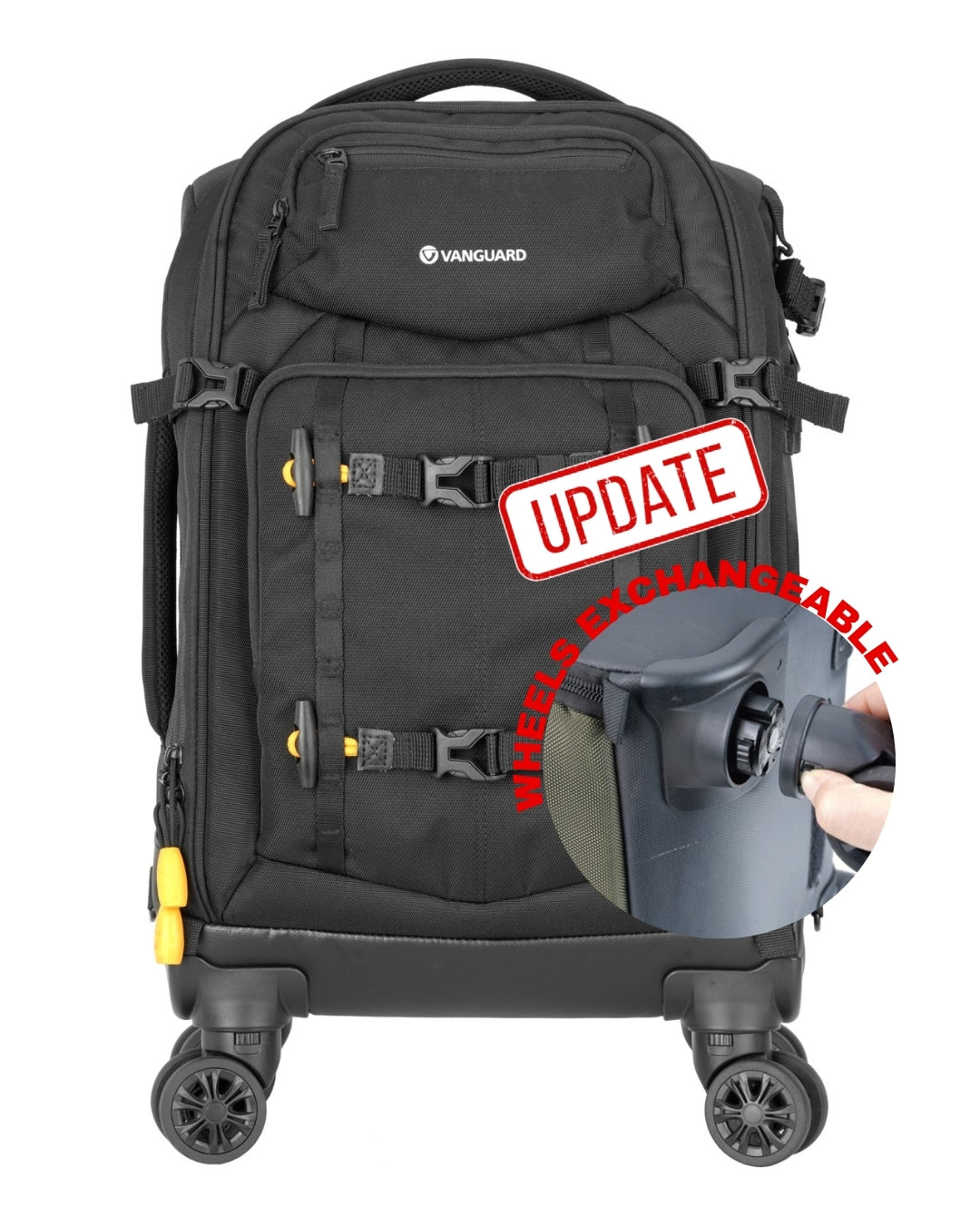 reiserucksack trolley Alta Fly 55T G2 - Trolley mit 4 Rädern und Rucksackfunktion