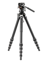 ALTA PRO 3VLT 235AV10 - Kompaktes Video-Reise-Stativ aus Aluminium mit Nivellierbasis - Traglast 5 kg