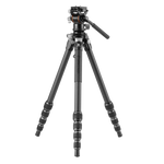 ALTA PRO 3VLT 235CV10 - Kompaktes Video-Reise-Stativ aus Carbon mit Nivellierbasis - Traglast 5 kg