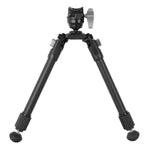 EQ-Precision 2 A - Zweibein aus Aluminium mit fester Picatinny-Schiene und Kugelkopf - Traglast 12 kg