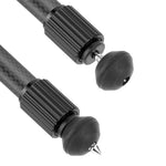 Equalizer 2QS C - Zweibein aus Carbon mit abnehmbarer Picatinny-Schiene - Traglast 12 kg