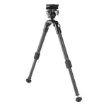 Equalizer 2QS C - Zweibein aus Carbon mit abnehmbarer Picatinny-Schiene - Traglast 12 kg