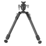 Equalizer 2QS C - Zweibein aus Carbon mit abnehmbarer Picatinny-Schiene - Traglast 12 kg