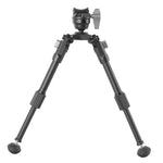 EQ-Precision 1 A - Zweibein aus Aluminium mit fester Picatinny-Schiene und Kugelkopf - Traglast 10 kg