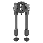 EQ-Precision 2QS A - Zweibein aus Aluminium mit abnehmbarer Picatinny-Schiene und Kugelkopf - Traglast 12 kg