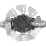 EQ-Precision 3QS A - Zweibein aus Aluminium mit abnehmbarer Picatinny-Schiene und Kugelkopf - Traglast 12 kg