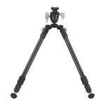 EQ-Precision 3QS A - Zweibein aus Aluminium mit abnehmbarer Picatinny-Schiene und Kugelkopf - Traglast 12 kg