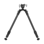 EQ-Precision 3QS C - Zweibein aus Carbon mit abnehmbarer Picatinny-Schiene und Kugelkopf - Traglast 12 kg (Kopie)