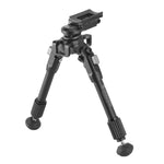 Equalizer 1 A - Zweibein aus Aluminium mit fester Picatinny-Schiene - Traglast 10 kg
