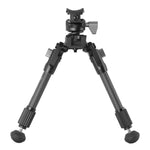 Equalizer 1QS C - Zweibein aus Carbon mit abnehmbarer Picatinny-Schiene - Traglast 10 kg