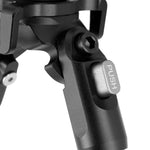 Equalizer 2 A - Zweibein aus Aluminium mit fester Picatinny-Schiene - Traglast 12 kg