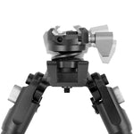 Equalizer 2QS A - Zweibein aus Aluminium mit abnehmbarer Picatinny-Schiene - Traglast 12 kg