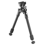 Equalizer 2QS A - Zweibein aus Aluminium mit abnehmbarer Picatinny-Schiene - Traglast 12 kg