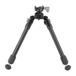 Equalizer 2QS A - Zweibein aus Aluminium mit abnehmbarer Picatinny-Schiene - Traglast 12 kg