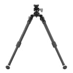 Equalizer 2QS A - Zweibein aus Aluminium mit abnehmbarer Picatinny-Schiene - Traglast 12 kg