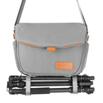 VEO City S30 - Schultertasche grau - 7 Liter + 1 Liter