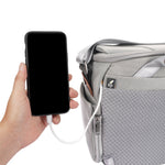 VEO City S30 - Schultertasche grau - 7 Liter + 1 Liter