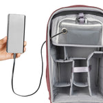VEO METRO B30L MG - Kamerarucksack burgunder - 30 Liter