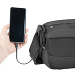 VEO METRO S4L BK - Schultertasche schwarz - 4 Liter