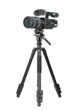 VESTA GO 234AV10 Reisestativ aus Aluminium mit Videokopf - 5 kg Traglast