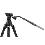 ALTA PRO 3VRL 303 AV18 - Videostativ aus Aluminium mit abnehmbarer Nivellierbasis - Traglast 15 kg