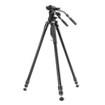 ALTA PRO 3VRL 303 AV18 - Videostativ aus Aluminium mit abnehmbarer Nivellierbasis - Traglast 15 kg