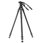 ALTA PRO 3VRL 303 AV18 - Videostativ aus Aluminium mit abnehmbarer Nivellierbasis - Traglast 15 kg