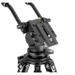 ALTA PRO 3VRL 303AV20 - Videostativ aus Aluminium mit abnehmbarer Nivellierbasis - Traglast 6 kg