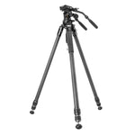 ALTA PRO 3VRL 303CV18 - Videostativ aus Carbon mit abnehmbarer Nivellierbasis - Traglast 15 kg