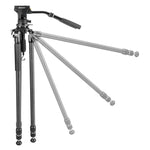 ALTA PRO 3VRL 303CV20 - Videostativ aus Carbon mit abnehmbarer Nivellierbasis - Traglast 6 kg