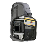 VEO ADAPTOR S46 GY RUCKSACK MIT USB-ANSCHLUSS - SEITLICHER ZUGANG - 18 Liter